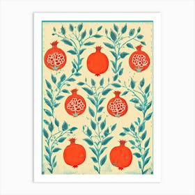 Pomegranate Illustration 8 Art Print