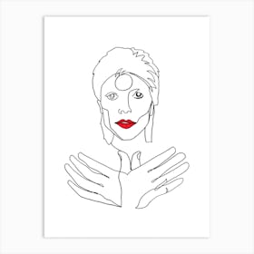 Bowie Art Print
