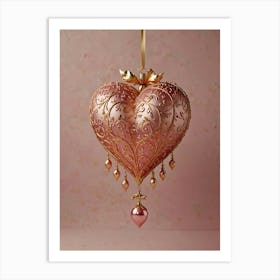 Heart Ornament 1 Art Print