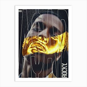 Asap Rocky Poster Art Art Print