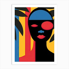 Seychelles, Bold Outlines 4 Art Print