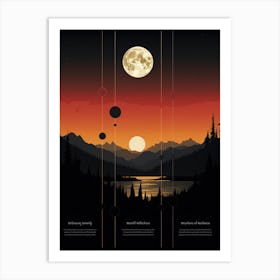 Harmony of Nature | Trinity Art Print