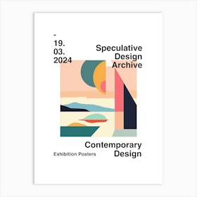 Speculative Design Archive Abstract Poster 06 Art Print