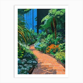 Barbican Conservatory London Parks Garden 2 Painting Art Print