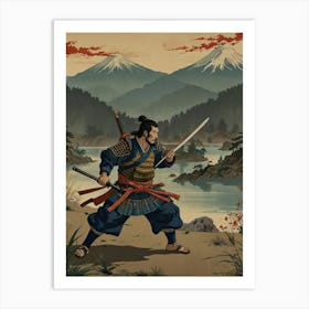 Samurai Warrior Art Print