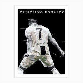 Cristiano Ronaldo Juventus 1 Art Print