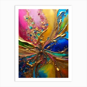 Abstract Painting 107 Art Print