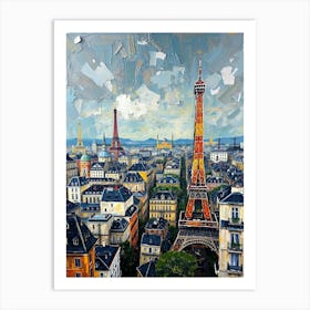 Paris Skyline 1 Art Print