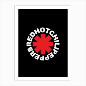 Red Hot Chili Peppers Logo Art Print