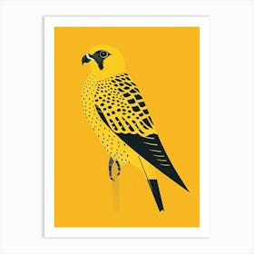 Yellow Falcon 2 Art Print