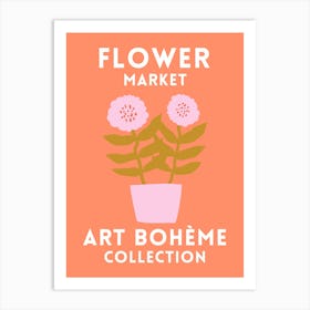 flower market Art Print