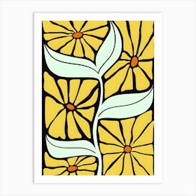 Henri Matisse Yellow Flowers 5 Art Print