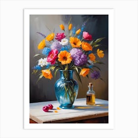 Flowers In A Vase 21 Art Print