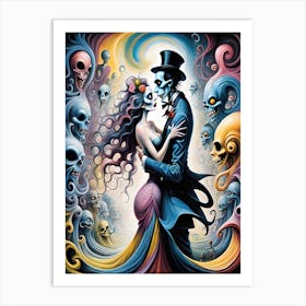 A Whimsical Romance of Dreams Art Print