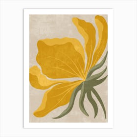 Yellow Flower 2 Art Print