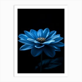 Blue Flower 8 Art Print