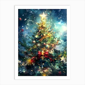 Christmas Tree 58 Art Print