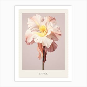 Floral Illustration Daffodil 2 Poster Art Print