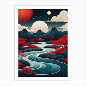 Asian Landscape 13 Art Print