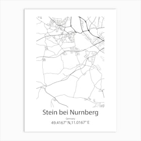 Stein,Netherlands Minimalist Map Art Print