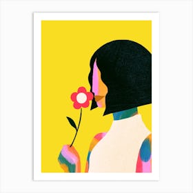Smell the Flowers Art Print