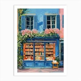 Zurich Book Nook Bookshop 1 Art Print