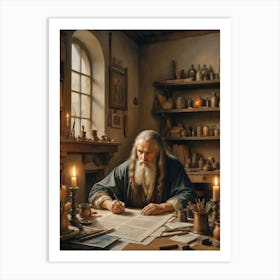 Leonardo da Vinci A Master's Domain Art Print