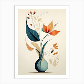 Abstract Floral Painting 12 Art Print