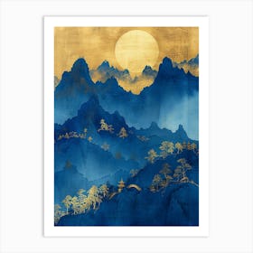 Chinese Landscape 24 Art Print