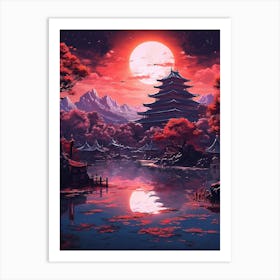 Japanese Landscape 28 Art Print