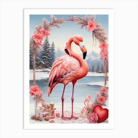 Pink Flamingo 6 Art Print