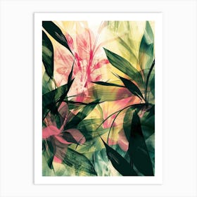 Abstract Floral Painting 14 Art Print