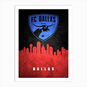 Fc Dallas 1 Art Print