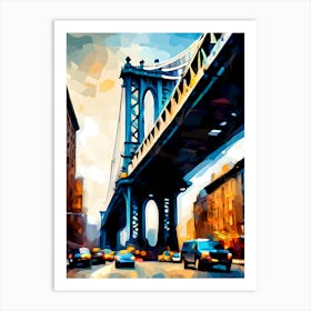 Manhattan Bridge 2 Art Print