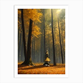 Autumn Forest 71 Art Print