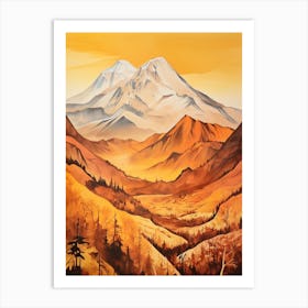 Mount Mckinley Denali Usa 1 Mountain Painting Art Print