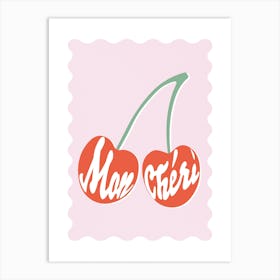 Mon Cheri Cherry Art Print