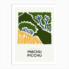 Travel Machu Picchu Peru Abstract Gallery Art Print