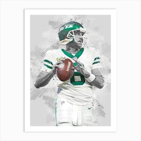 Aaron Rodgers New York Jets Art Print