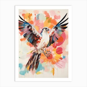 Bird Painting Collage Osprey 1 Art Print
