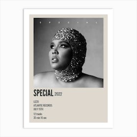 Special By Lizzo Record, 2022 Poster Art Print