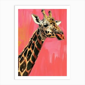 Giraffe Canvas Print 14 Art Print