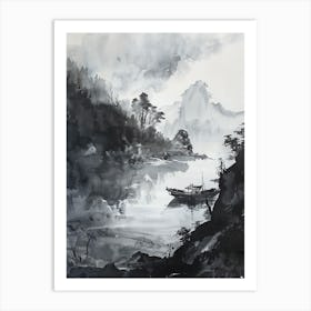 Chinese Landscape Painting Art Print