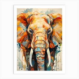 Elephant Painting 1 Poster