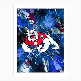 Fresno State Bulldogs 1 Art Print