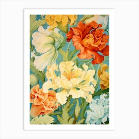 Floral Wallpaper 8 Art Print