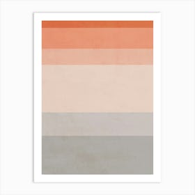 Striped Background Art Print