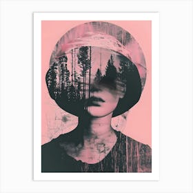 Woman In A Hat 8 Art Print