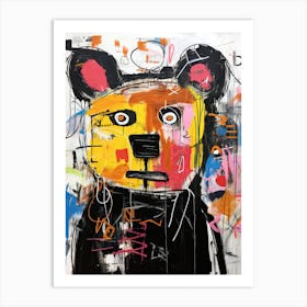 Street bear 1 Art Print