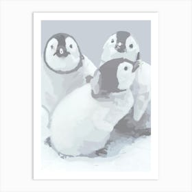 Penguins Art Print